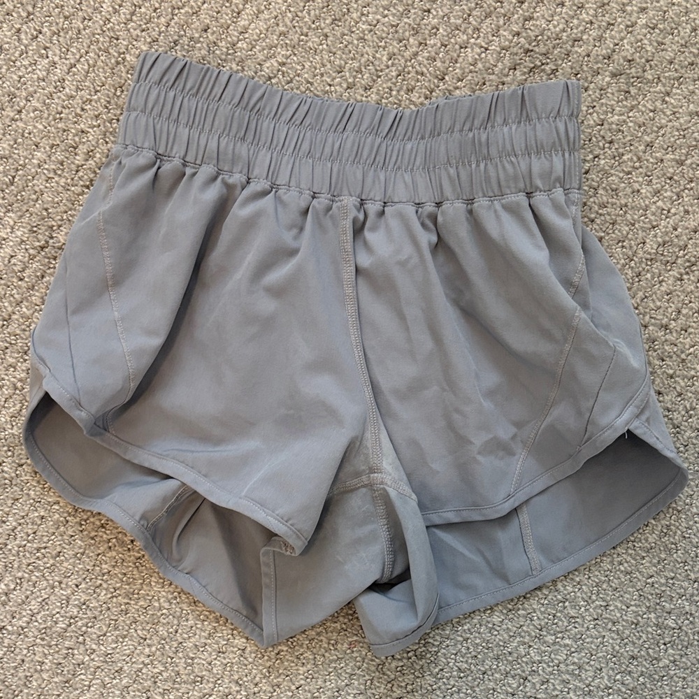 Women's Athletic Shorts in Light Gray
